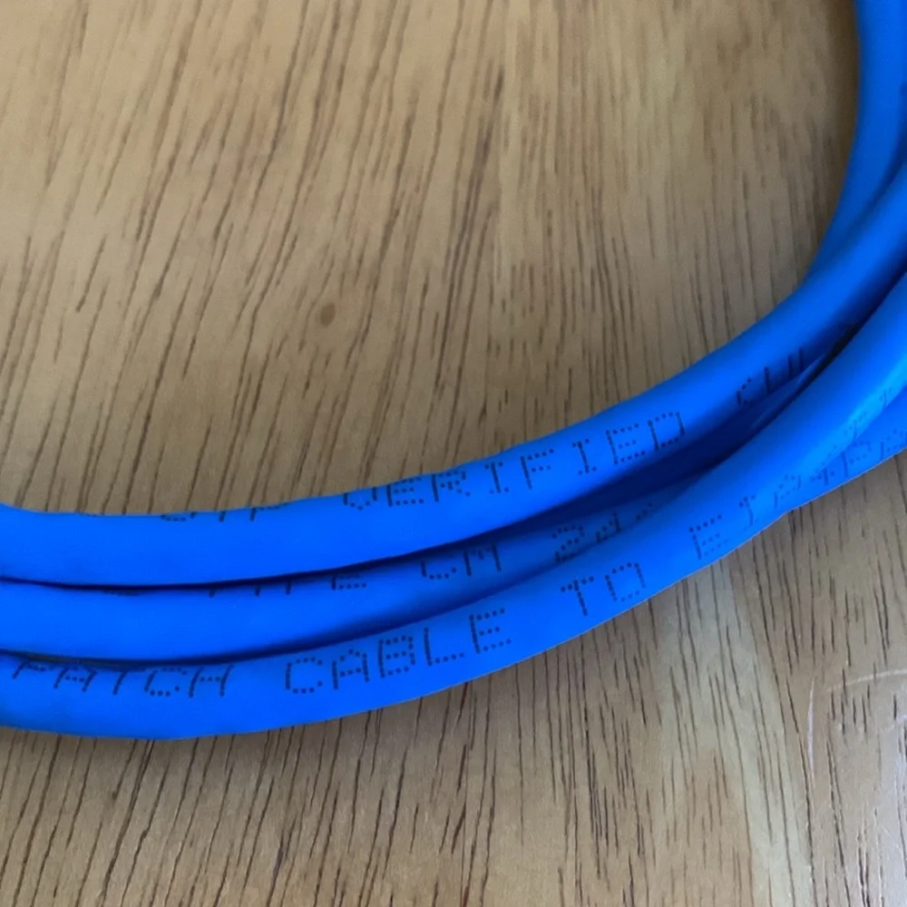 🛑 FREE Ethernet Patch Cable Cord Category 6 Blue